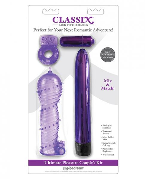 Classix ultimate pleasure couples kit purple main