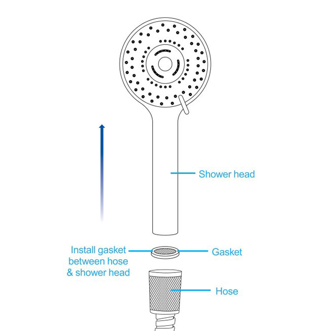 Cleanstream Shower Head & Silicone Enema Nozzle 4