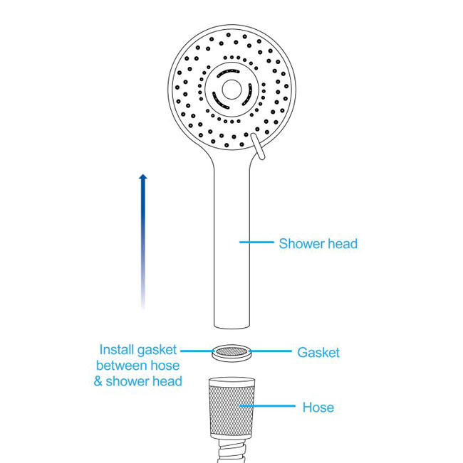 Cleanstream Shower Head & Silicone Enema Nozzle 2