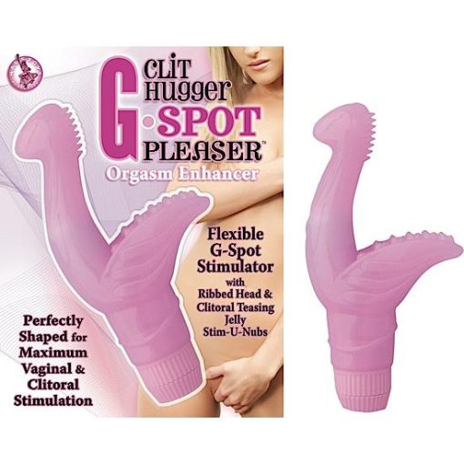 Clit hugger g spot pleaser pink vibrator second