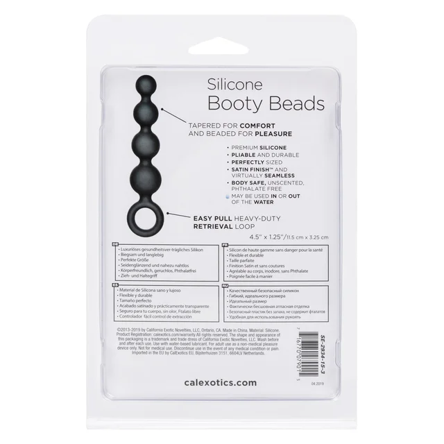 Coco Licious Silicone Booty Beads Black Box