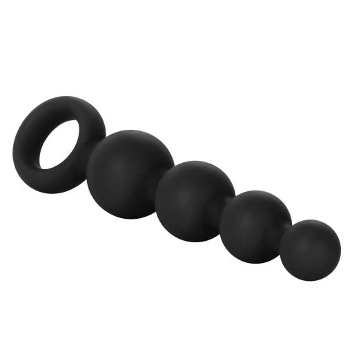 Coco Licious Silicone Booty Beads Black 4.5 Inch 1