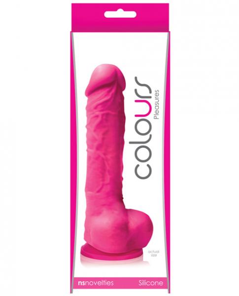 Colours Pleasures 5 inches Dong Suction Cup Pink second
