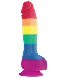 Colours Pride Edition 6 inches Dong Suction Cup main