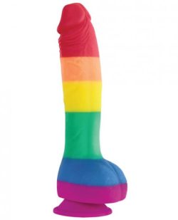 Colours Pride Edition 8 inches Dong Suction Cup main