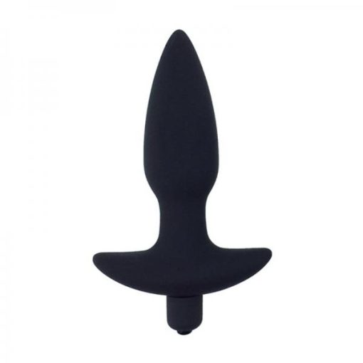 Corked 2 Waterproof Vibrating Medium Butt Plug - Black main