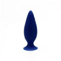 Corked medium butt plug - blue main