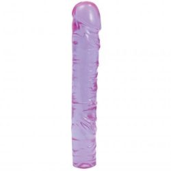 Crystal Jellies 10in Classic Dildo - Purple main