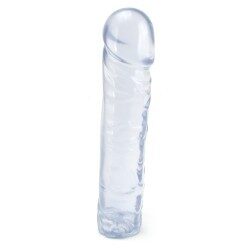 Crystal Jellies 8 Inch Classic Dildo in Clear main