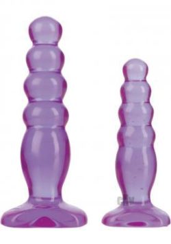 Crystal Jellies Anal Delight Trainer Kit - Purple main