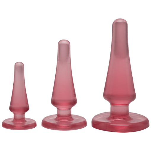 Crystal Jellies Anal Initiation Kit Pink main