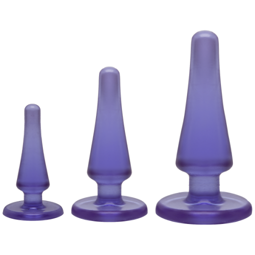 Crystal Jellies Anal Initiation Kit Purple main