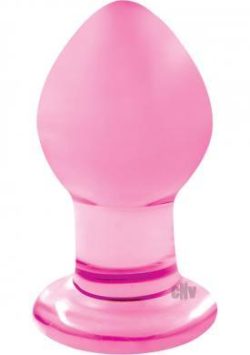 Crystal Premium Glass Plug Small Pink main