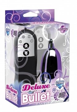 Deluxe bullet waterproof vibe - multi speed purple main