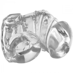 Detained 2.0 Restrictive Chastity Cage Nubs Clear main