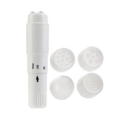 Discreet travel massager with 4 tips main