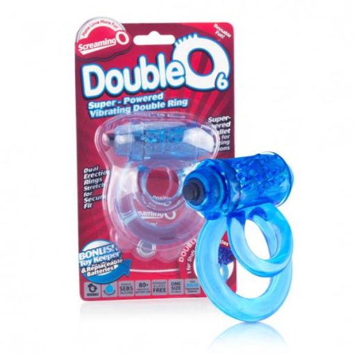 Double o 6 speed vibrating cock ring assorted color second