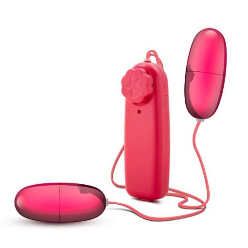Double Pop Eggs Cerise Pink Vibrating Bullet second