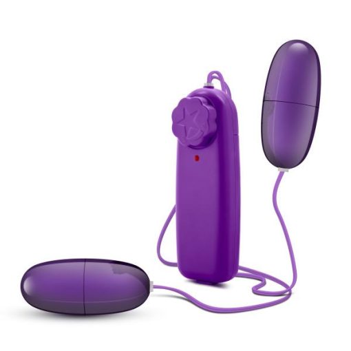 Double Pop Eggs Plum Purple Vibrating Bullet second