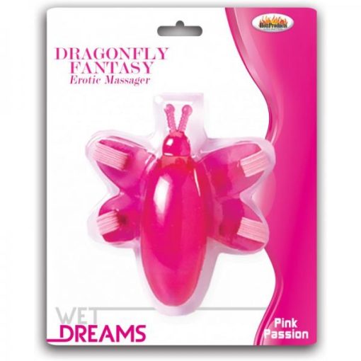 Dragonfly Fantasy Erotic Massager Pink second