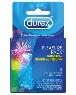 Durex Pleasure Pack 3 Pack Condoms main
