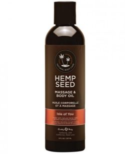 Earthly Body Hemp Massage Oil Isle Of You 8oz main