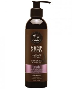 Earthly Body Hemp Seed Massage Lotion Lavender 8oz main