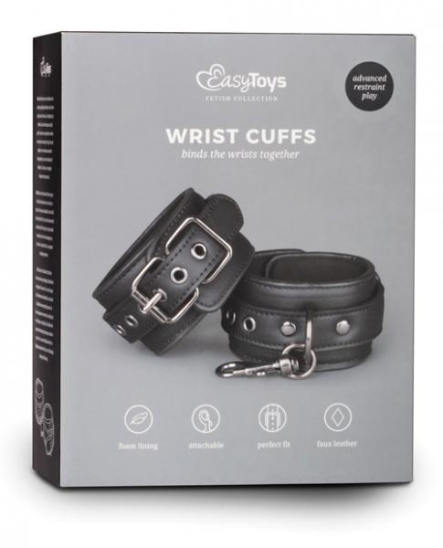 Easy Toys Fetish Wrist Cuffs Black second