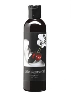 Edible Massage Oil Cherry Burst 8 Ounce main