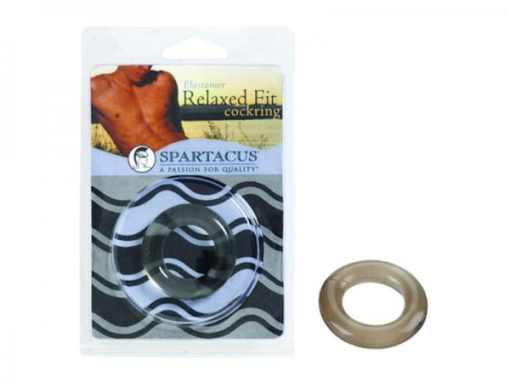 Elastomer Relaxed Fit Cock Ring - Black second