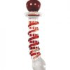 Eve's Twisted Crystal Dildo Red Ribbon Clear main