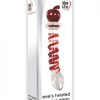 Eve's Twisted Crystal Dildo Red Ribbon Clear second