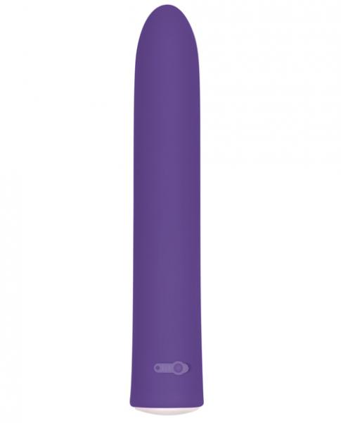 Evolved love is back rechargeable slim purple vibrator main