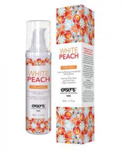 Exsens Of Paris Organic Massage Oil White Peach 1.7oz main