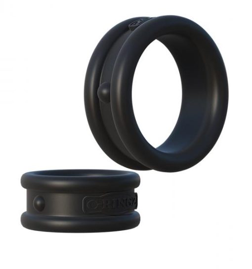 Fantasy C-Ringz Max Width Silicone Rings Black second