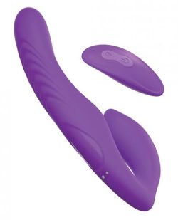 Fantasy For Her Ultimate Strapless Strap On Vibrator Purple main