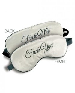 F*ck Me F*ck You Mask Reversible Blindfold O/S main