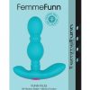 Femmefunn Vibrating Butt Plug Turquoise Blue second