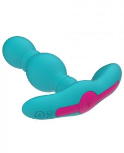 Femmefunn Vibrating Butt Plug Turquoise Blue main