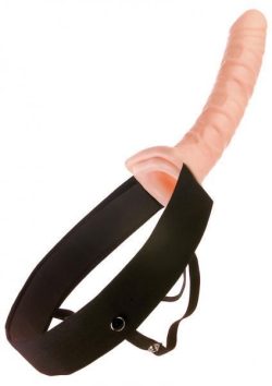 Fetish Fantasy 10 inches Hollow Strap On Beige main