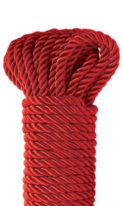 Fetish Fantasy Deluxe Silk Rope Red main