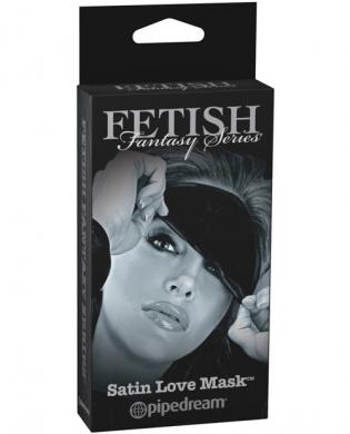Fetish fantasy limited edition black satin love mask second