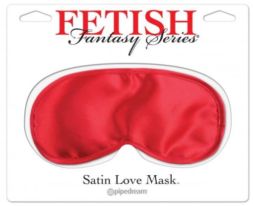 Fetish Fantasy Series Satin Love Mask Red second