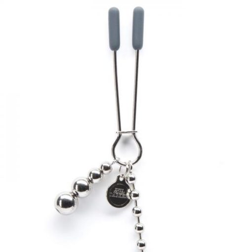Fifty Shades Darker At My Mercy Beaded Chain Nipple Clamps second