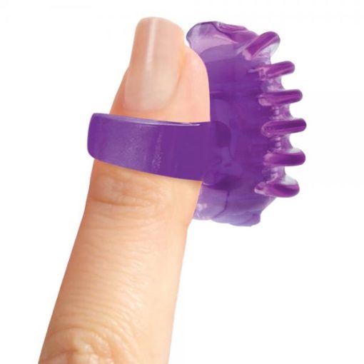 Fingo Tips Purple Fingertip Vibrator- Purple second
