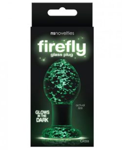 Firefly Glass Butt Plug Medium Clear main