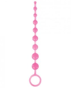 Firefly Pleasure Beads Pink Glow in the Dark main