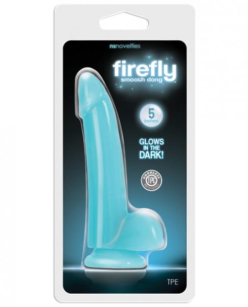 Firefly smooth glowing dong 5 inches blue second
