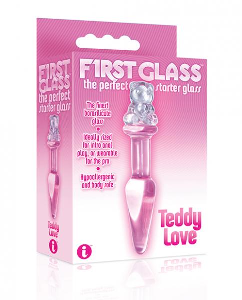 First Glass Teddy Love Plug Pink Butt Plug Pink second