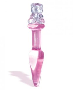 First Glass Teddy Love Plug Pink Butt Plug Pink main